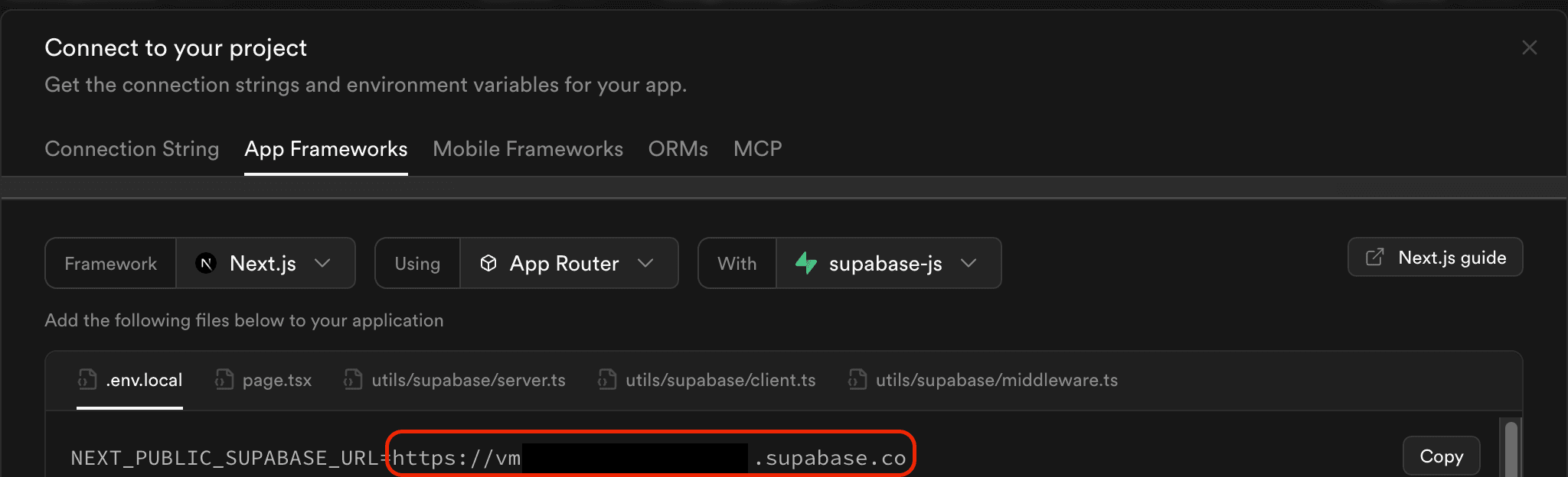 Supabase Project URL